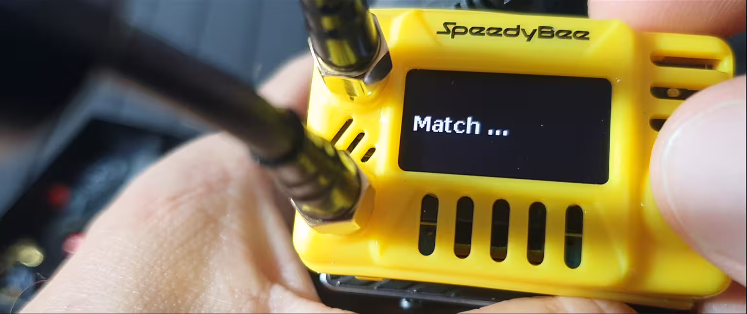 Funkcja Match w odbiorniku SpeedyBee