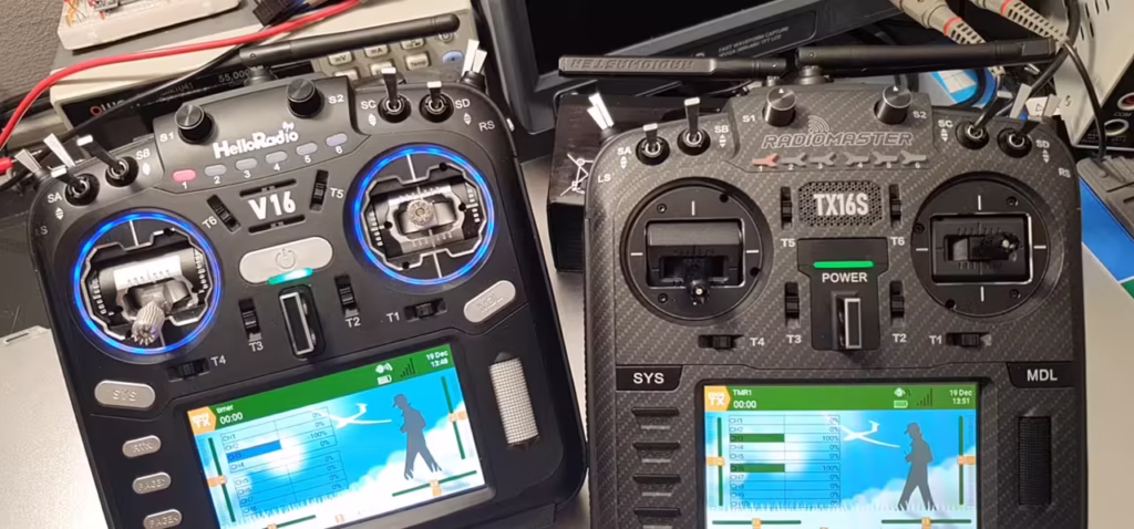HelloRadio V16 MAX vs Rariomaster TX16 MAX